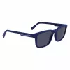 Lacoste heren L997S-401 rechthoekige zonnebril blauw 54mm
