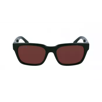 Lacoste heren rechthoekige acetaat zonnebril L6007S5418318 54/18/145 mm groen