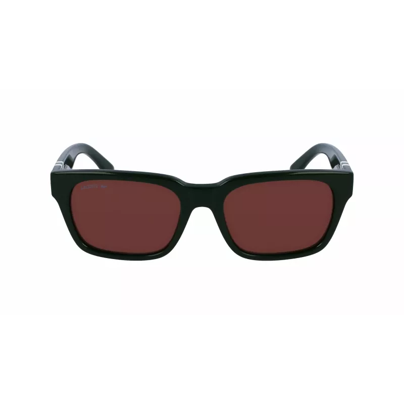 Lacoste heren rechthoekige acetaat zonnebril L6007S5418318 54/18/145 mm groen