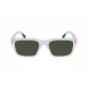 Lacoste heren rechthoekige zonnebril L6004S-970 zwart/grijs 55/19/145 mm