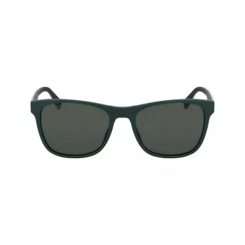 Lacoste heren rechthoekige zonnebril L6031S-301 Havana groen 56/18/145 mm