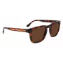 Lacoste heren rechthoekige zonnebril L951SRG-214 havana acetaat groene polycarbonaatglazen 52/22/145 mm