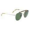 Lacoste heren zonnebril L241S-045 donkergrijs rechthoekig volledig rand acetaat UV400
