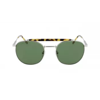 Lacoste heren zonnebril L241S-045 donkergrijs rechthoekig volledig rand acetaat UV400