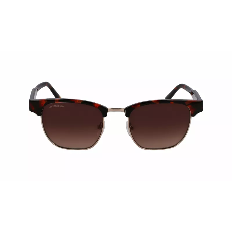 Lacoste heren zonnebril L266S-214 Havana bruin rechthoekig acetaat UV400