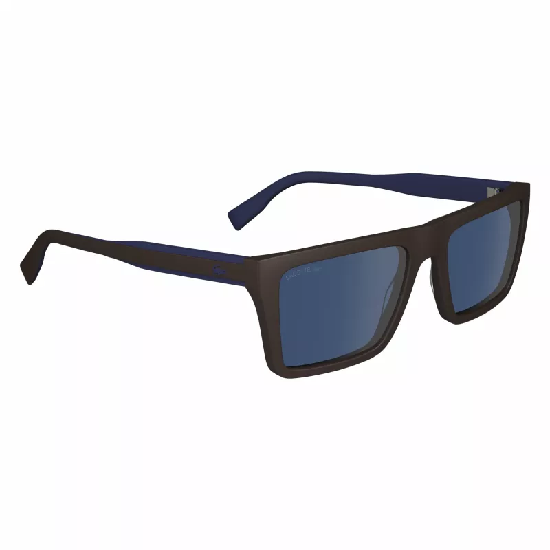 Lacoste heren zonnebril L6009S-210 Havana bruin rechthoek 56/19/145 mm