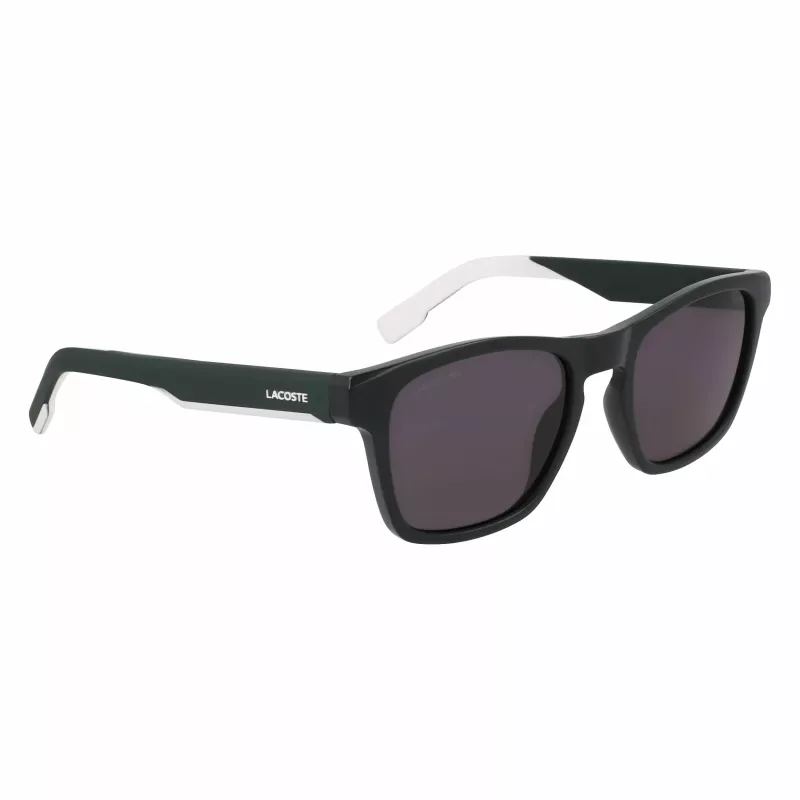 Lacoste heren zonnebril L6018S-301 groen montuur grijze glazen 53mm