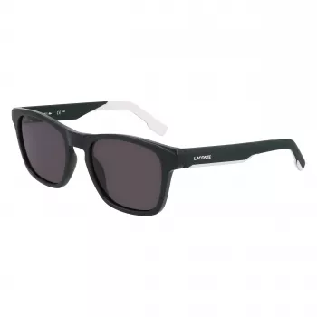Lacoste heren zonnebril L6018S-301 groen montuur grijze glazen 53mm
