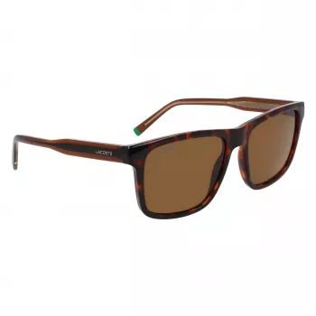 Lacoste herenzonnebril L6025S-219 Havana groen 56mm