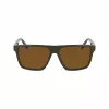 Lacoste heren zonnebril L6027S-275 Havana acetaat rechthoek 57mm