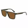 Lacoste heren zonnebril L6027S-275 Havana acetaat rechthoek 57mm
