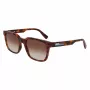 Lacoste heren zonnebril L6028S-214 Havana grijs 54mm