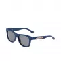 LACOSTE zonnebril L3651SRG-400 unisex mat blauw rechthoekig volledig montuur 48/17/130 mm