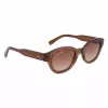 Lacoste dames zonnebril L6024S-210 Havana bruin 52mm
