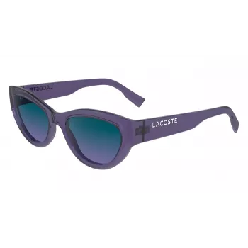 Lacoste dames zonnebril L6013S5418513 - rechthoekig acetaat montuur met UV400-bescherming - 54/18/140 mm