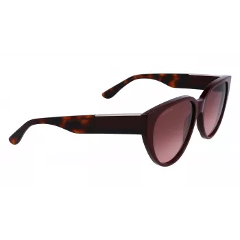 Lacoste dames zonnebril L985S-603 bordeauxrood montuur grijs verloopglas 59mm