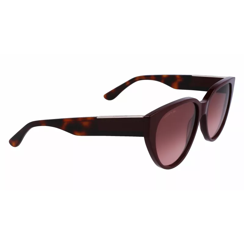 Lacoste dames zonnebril L985S-603 bordeauxrood montuur grijs verloopglas 59mm
