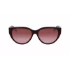 Lacoste dames zonnebril L985S-603 bordeauxrood montuur grijs verloopglas 59mm