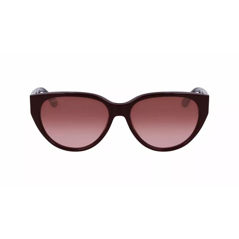 Lacoste dames zonnebril L985S-603 bordeauxrood montuur grijs verloopglas 59mm
