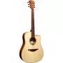 Lag GLA Tramontane 70 DC Dreadnought Cutaway akoestische elektrische gitaar - naturel