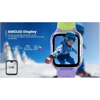 LAGENIO AI Kids Watch K9 4G paars