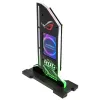 Lamptron Vertical GPU Holder met display - zwart