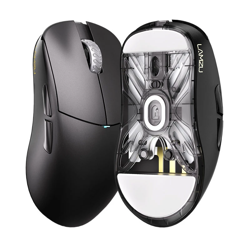 Lamzu Atlantis MINI 4K Gaming Muis - Charcoal Black