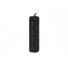Lanberg Kabelstekkerdoos, 4x Franse Stopcontacten, Kwaliteitskoper, 1,5 m | PS0-04E-0150-BK