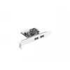 Lanberg PCE-US3-002 interne USB 3.2 Gen 1 PCI Express-kaart met 2 externe poorten en 1 interne header