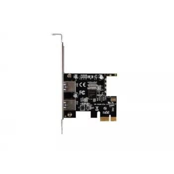 Lanberg PCE-US3-002 interne USB 3.2 Gen 1 PCI Express-kaart met 2 externe poorten en 1 interne header