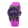 LANCASTER OLA0643BKVL dames analoog kwartshorloge 38mm zwarte leren band