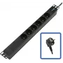 LANVIEW POWER STRIP 19 - 6-voudig - 1U