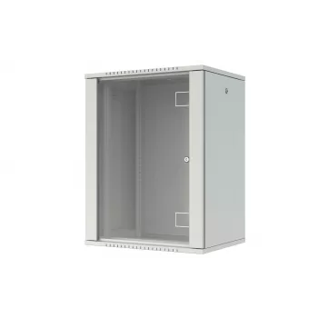 LANVIEW RWF16U45WH 16U 19 inch Flat Pack wandkast met snelle montage, Wit