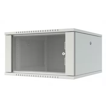 LANVIEW Quick Assembly Flat Pack 19 - 6U wandmontage-netwerkkast, 600x500x370mm, zwart