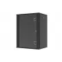 LANVIEW RWF16U45BL 16U 19-inch wandkast met snelle montage als flatpack, zwart