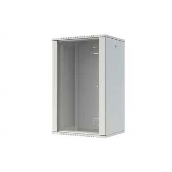 LANVIEW Quick Assembly Flat Pack 19 9U wandmontage-netwerkkast, zwart, 600x464x450mm