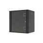 LANVIEW Quick Assembly Flat Pack 19 wandbehuizing 9U zwart