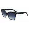 LANVIN dames LNV617S-425 Butterfly zonnebril blauw verloop 59mm