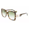 LANVIN dames zonnebril LNV624S-236 Havana bruin verloop 53mm