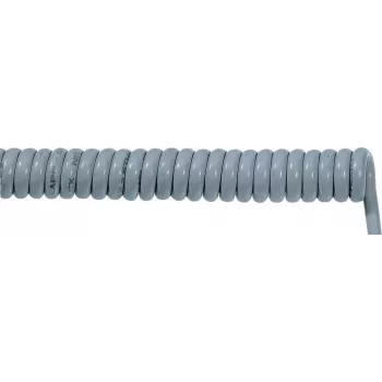 LAPP ÖLFLEX® SPIRAL 400 P spiraalkabel, 12 x 1 mm², grijs, ingetrokken 500 mm / uitgetrokken 1500 mm 70002670