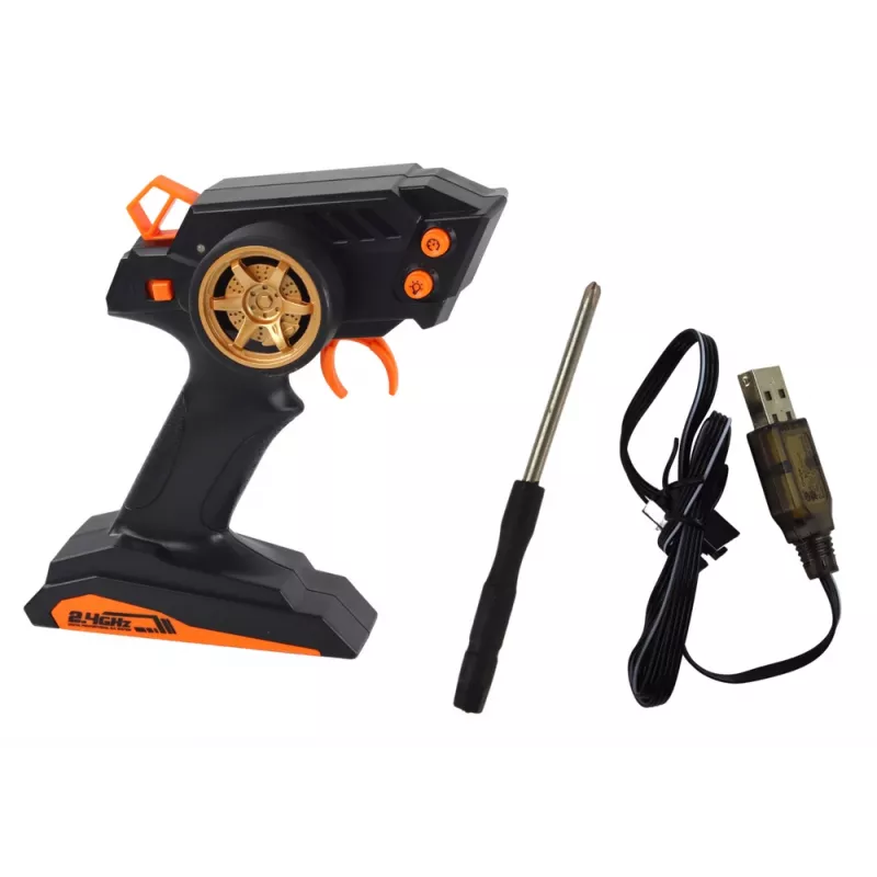 Grote radiografisch bestuurbare sportauto 1:10 rood Lean Toys