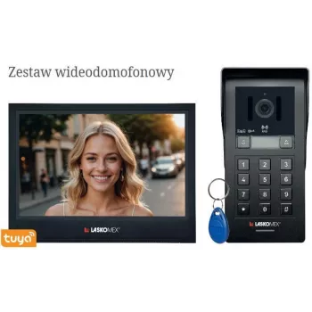 LASKOMEX 2-draads IP-videodeurtelefoonset GEMINI SET