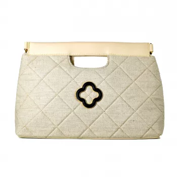 Laura Ashley dames Valetta schoudertas crème (30x20x9 cm)