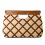 Laura Ashley dames Valetta gestikte jeans handtas 30x20x9 cm