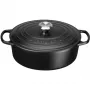 Le Creuset Signature 21178310000430 ovale braadpan 31 cm, 6,3 l, geëmailleerd gietijzer, mat zwart