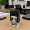LEAN automatische datumstempel verstelbare bureau-datumstempel zwart