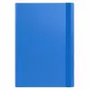 LEAN blauwe A4-ordner met elastiek, 4,5 cm rug, gelamineerd karton, capaciteit 450 vel