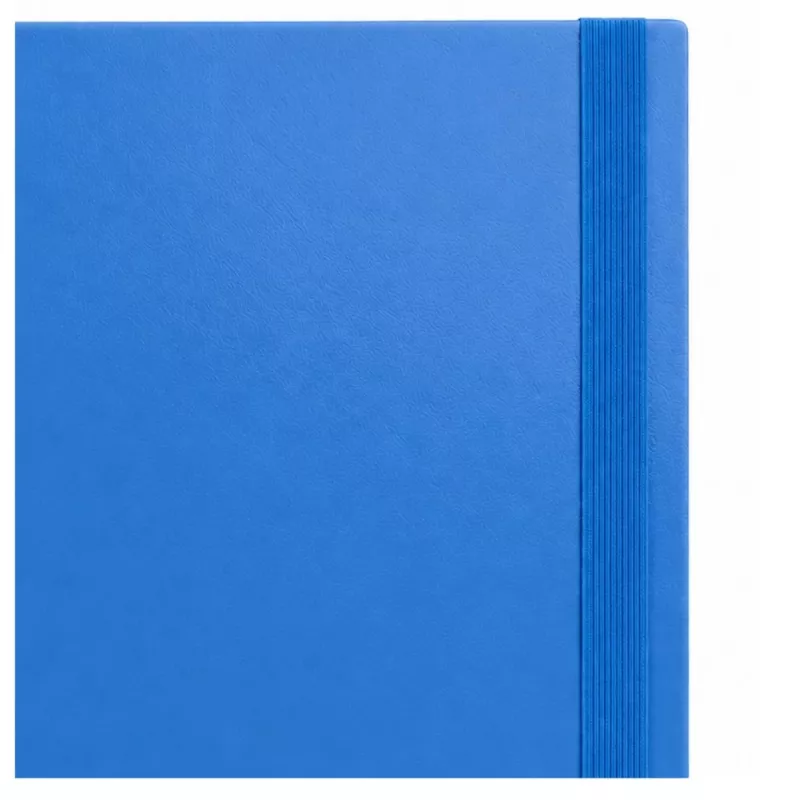 LEAN blauwe A4-ordner met elastiek, 4,5 cm rug, gelamineerd karton, capaciteit 450 vel