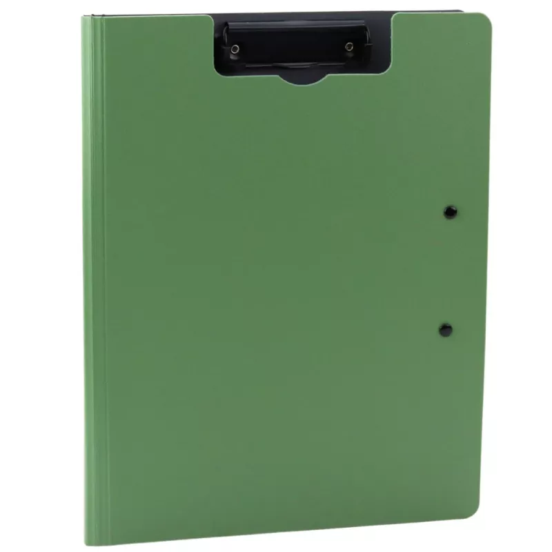 LEAN bord met afdekking twee clips A4 kunststof groen