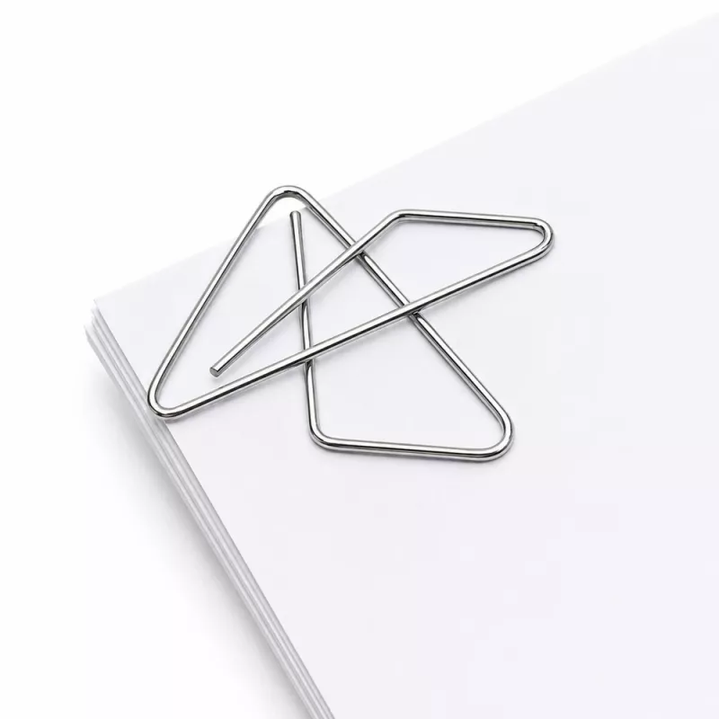 LEAN butterfly metalen paperclips voor documenten, kantoor, 24 mm, 100 stuks